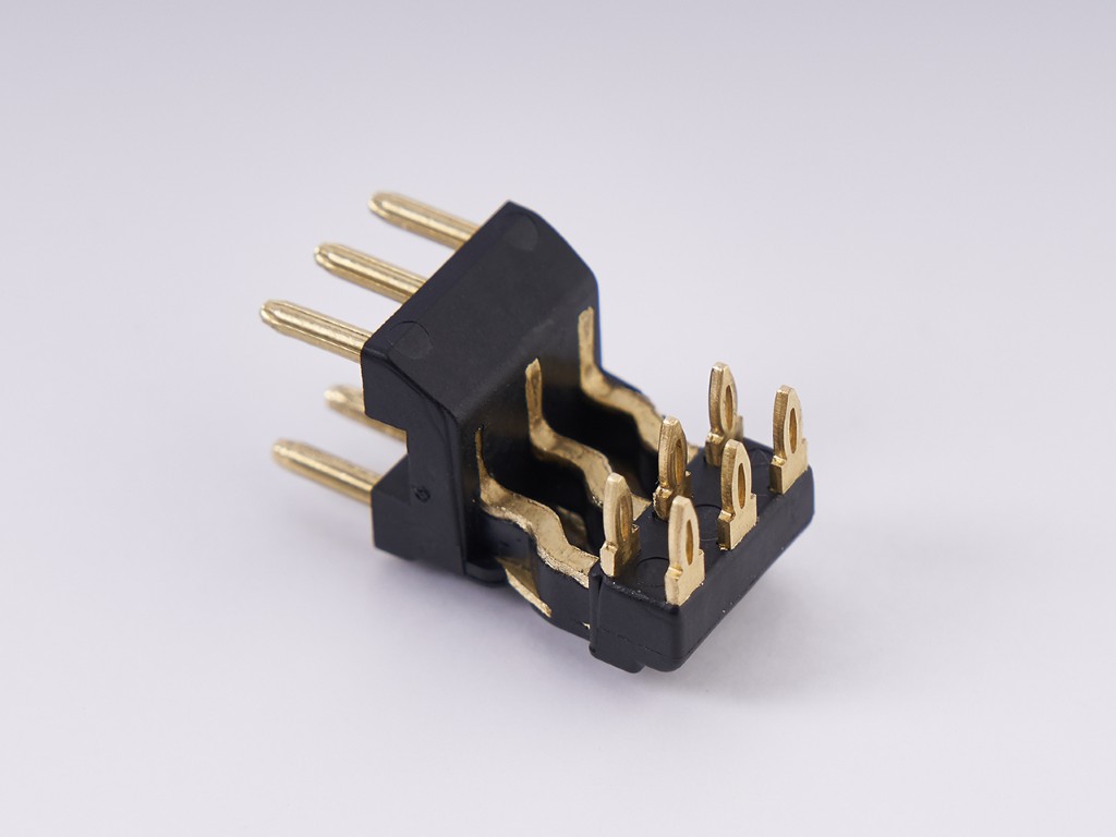 Overmolded copper terminal