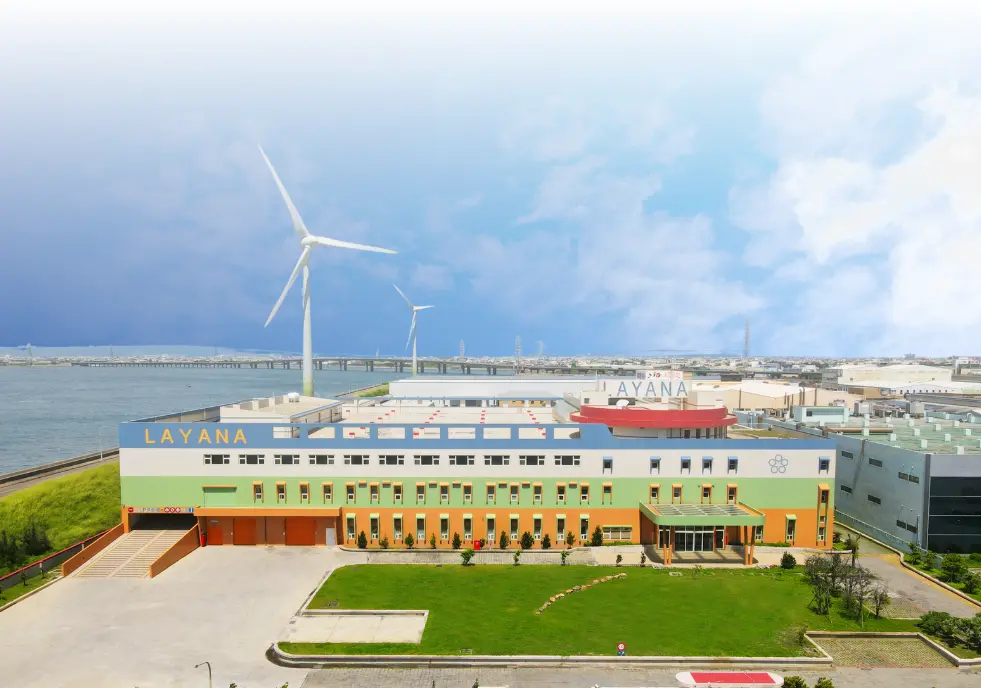 Layana Lukang factory and integrated production floor.